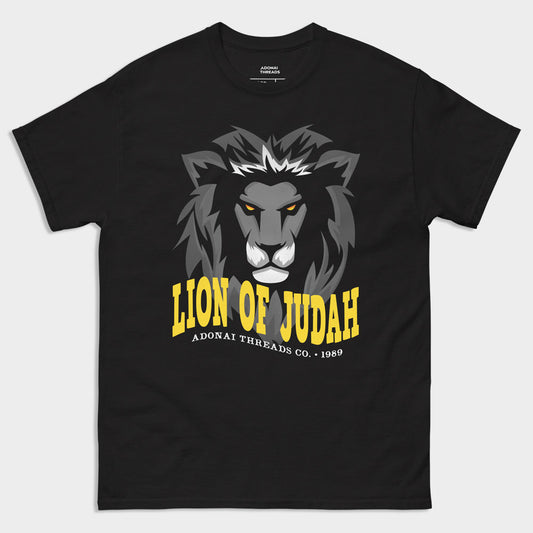 LION OF JUDAH TEE (Black)