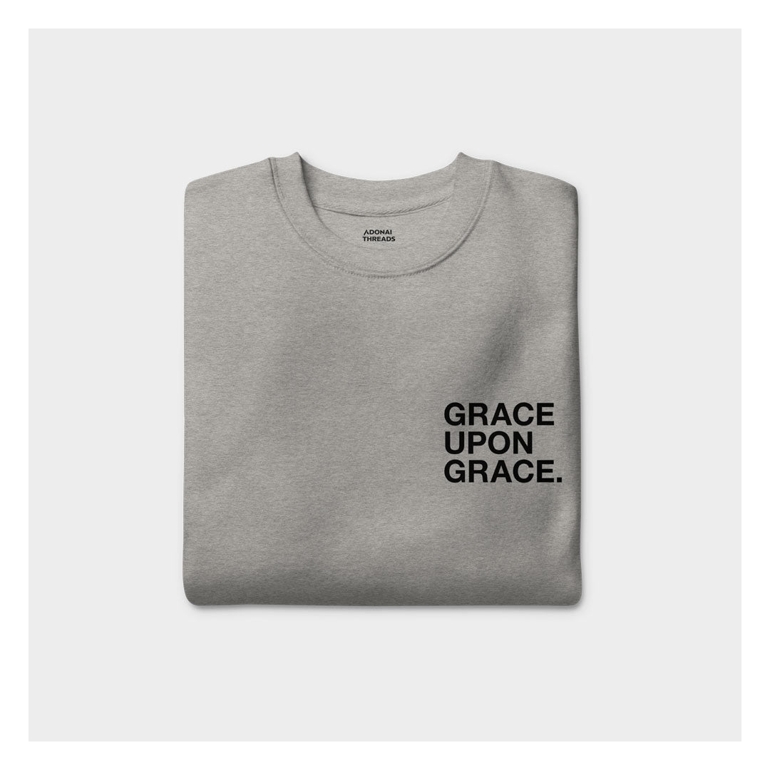 GRACE UPON GRACE SWEATSHIRT (Grey)