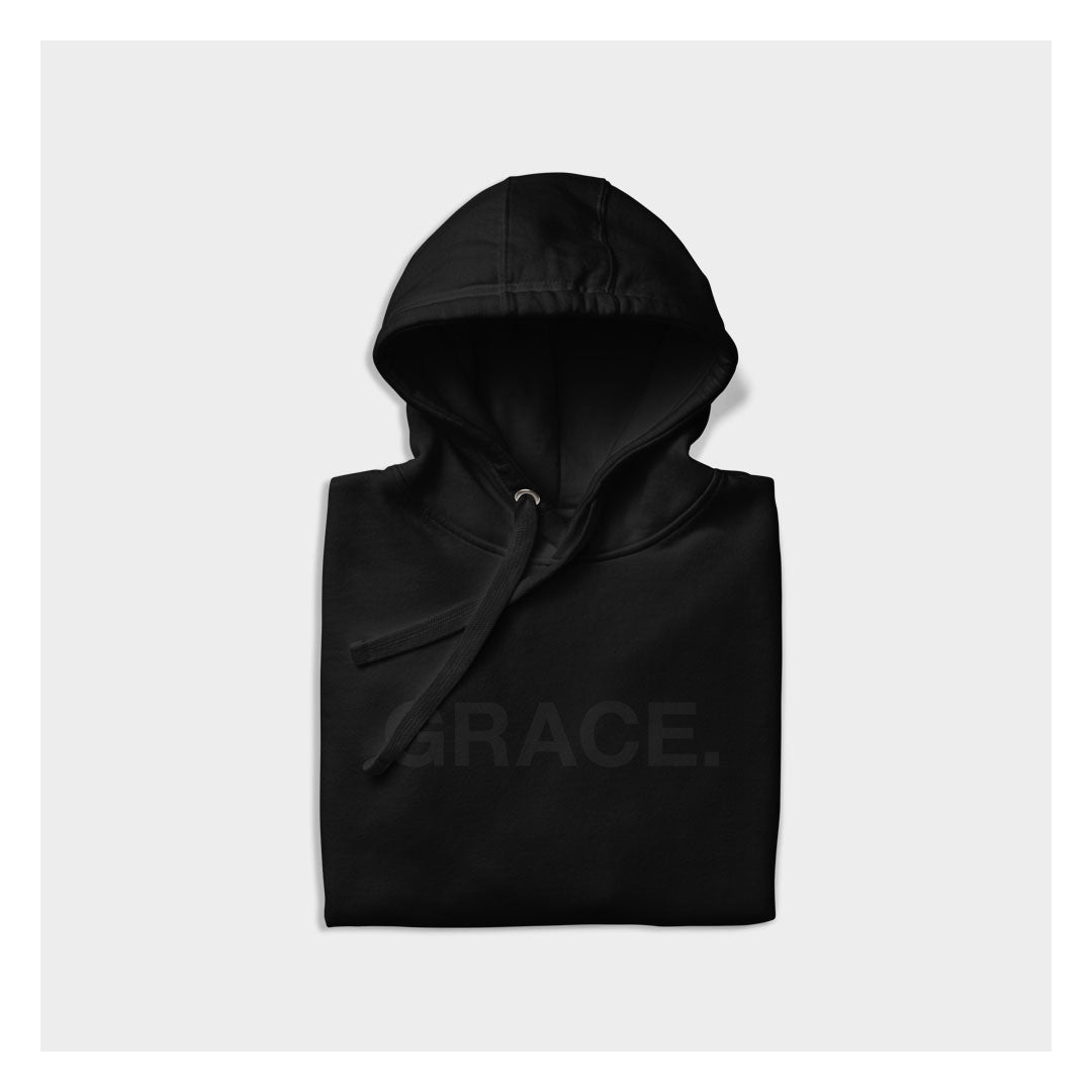 GRACE UPON GRACE HOODIE (All Black)