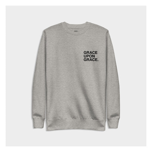 GRACE UPON GRACE SWEATSHIRT (Grey)