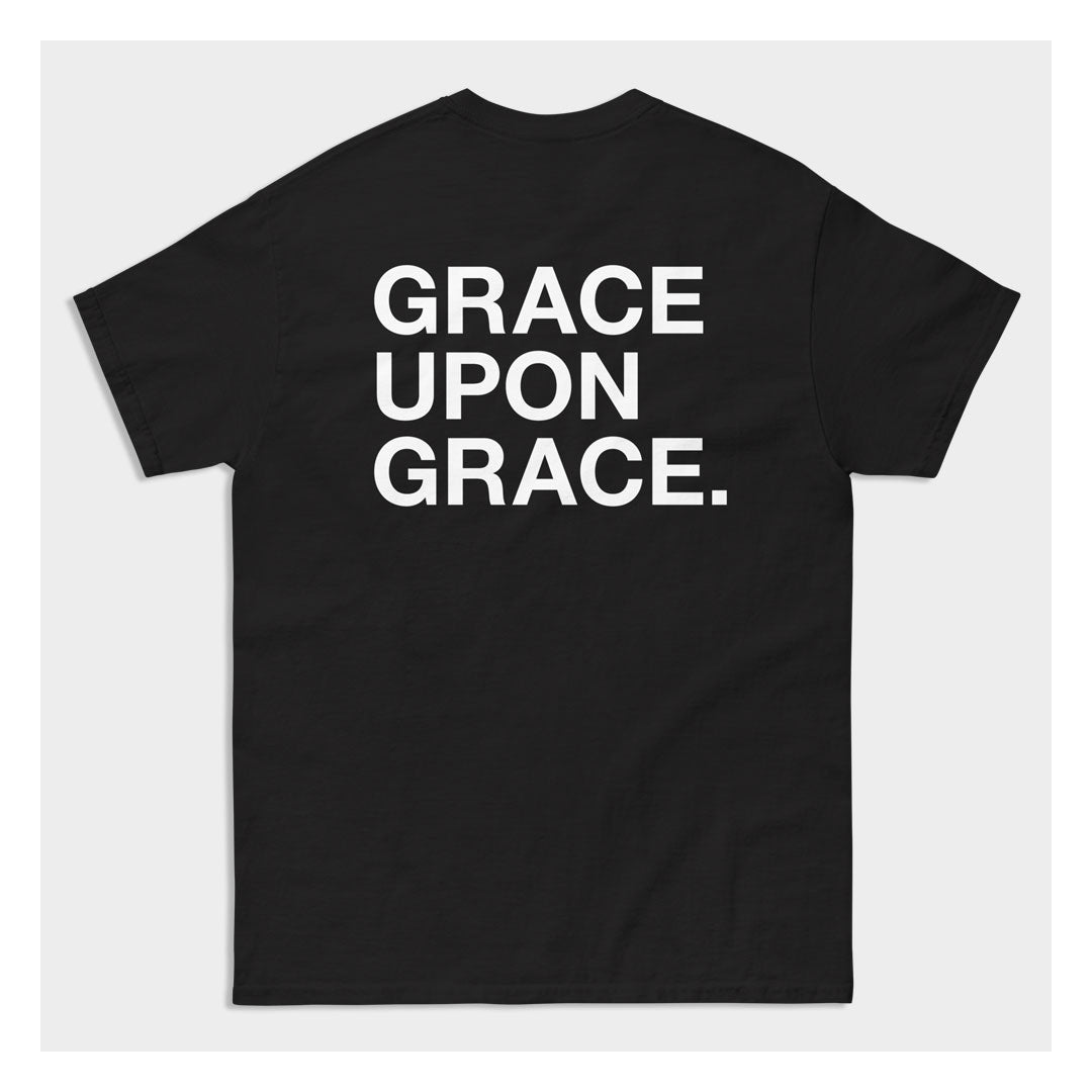 GRACE UPON GRACE TEE (Black)