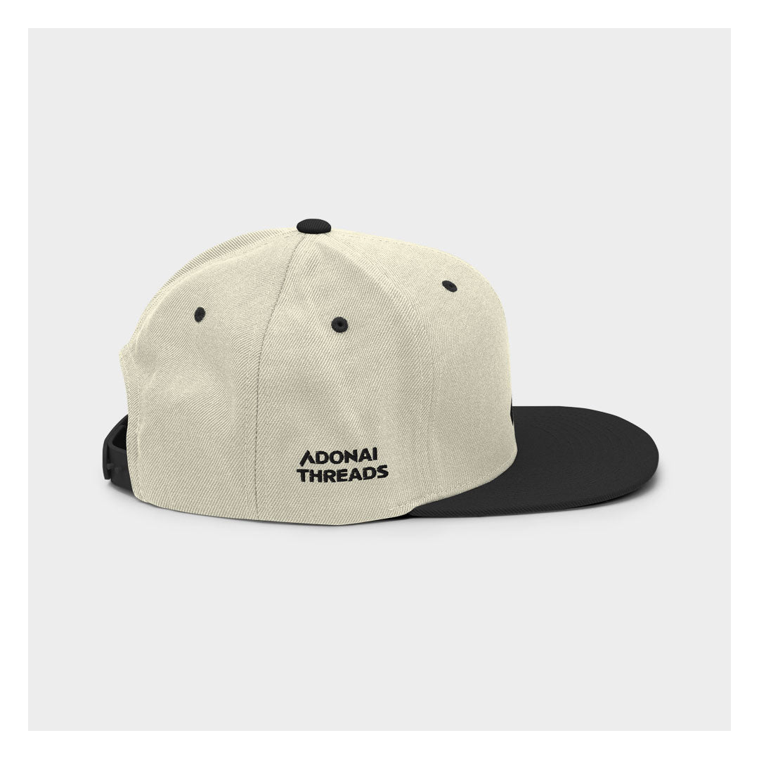 ADONAI THREADS SNAPBACK (Natural/Black)